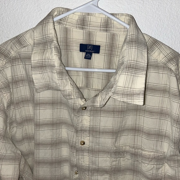 Corduroy Light Shacket/ button up - Picture 2 of 3